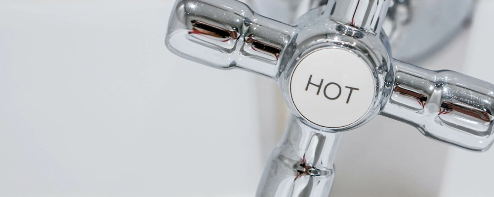 Hot water