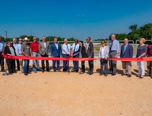 Ribbon-cutting celebrating the completion of the Luce Bayou Interbasin Transfer Project