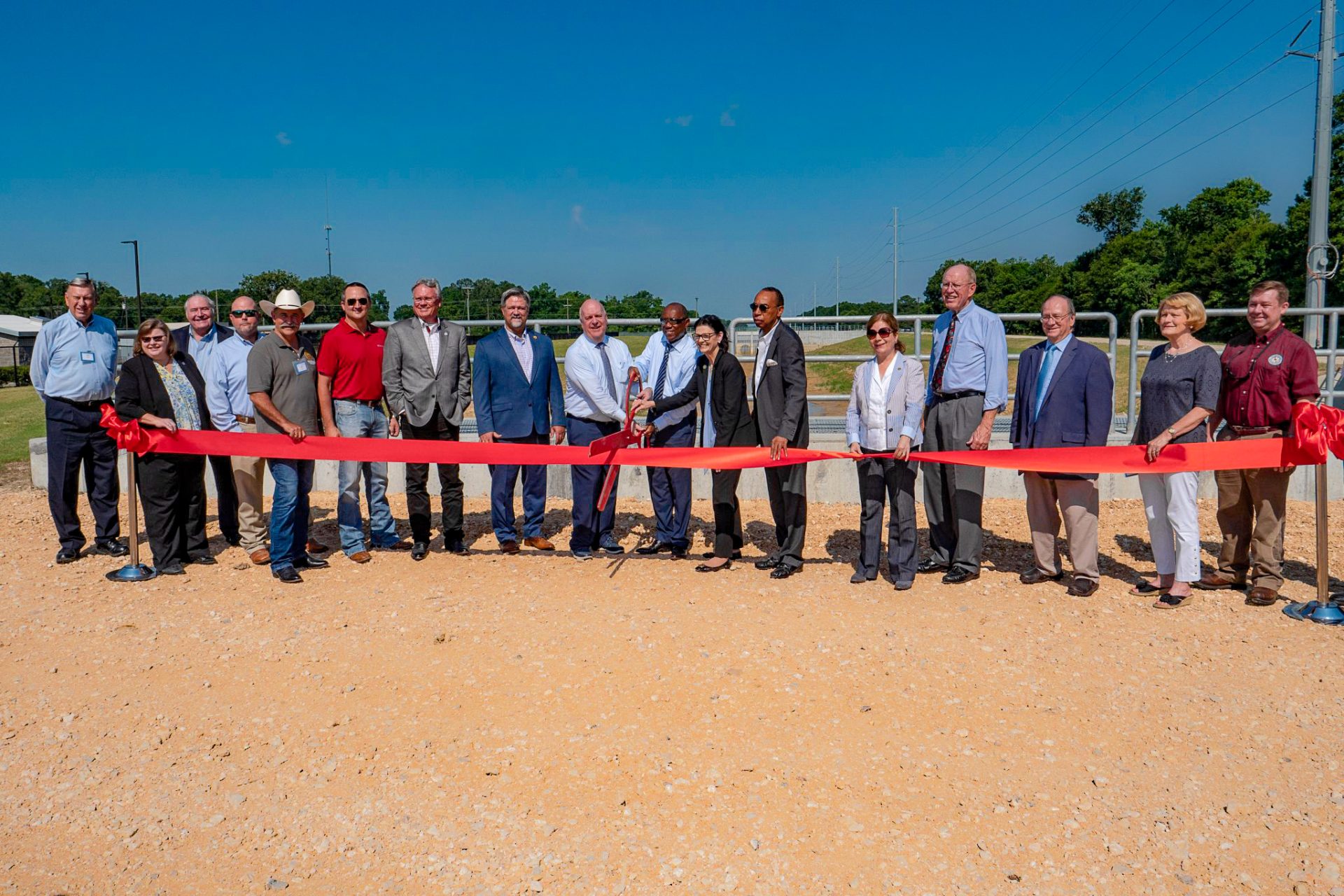 Luce Bayou Project ribbon cutting grand opening